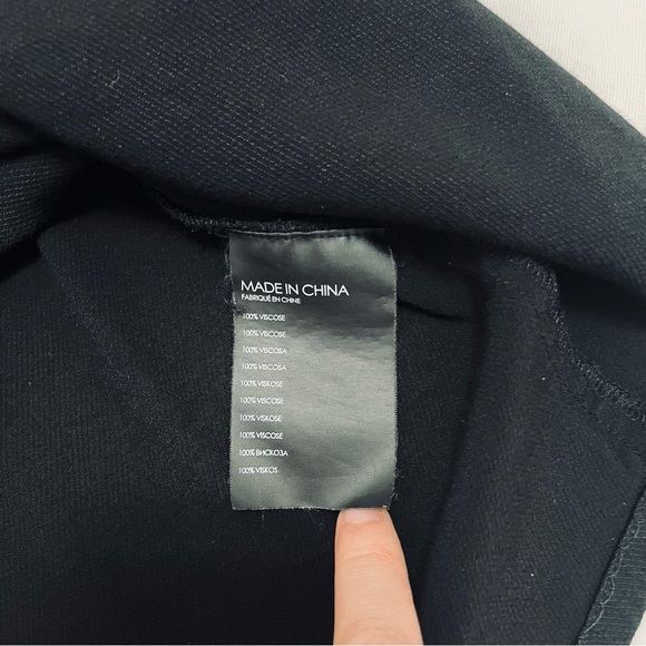 Club Monaco Black Bell Sleeves Blouses - Picture 4 of 6